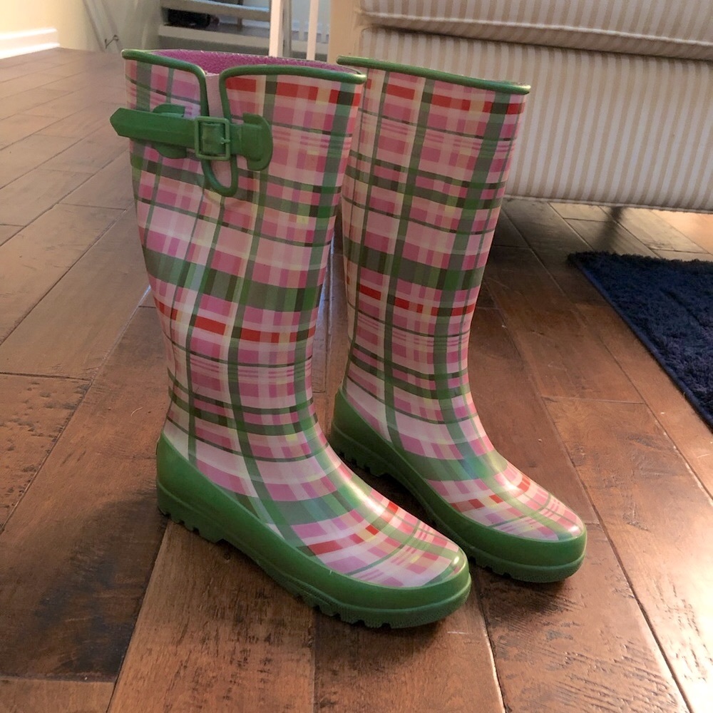 Sperry rubber boots